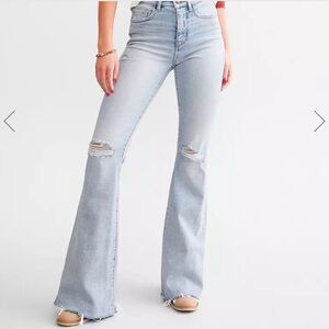BKE Billie Super Flare Stretch Jeans,  26”W x 32”L